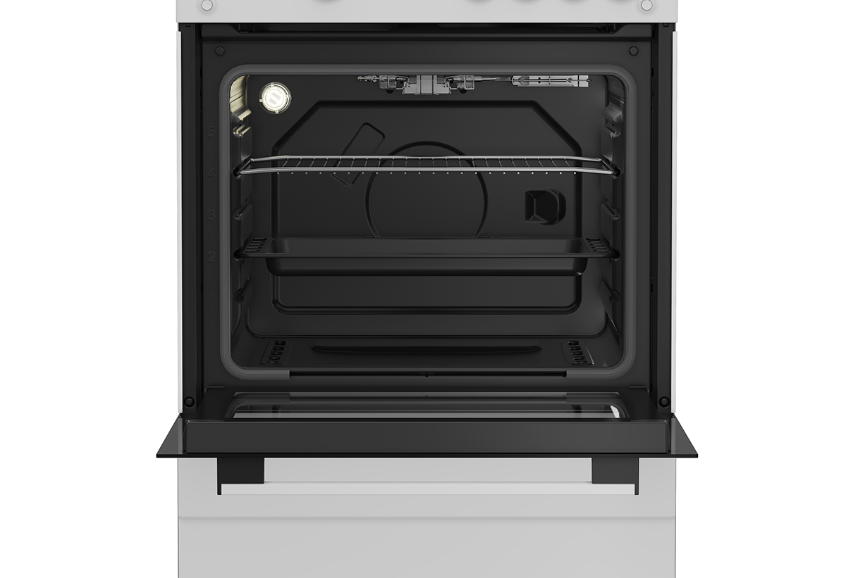 Απεικονίζεται η κουζίνα ανοιχτή.